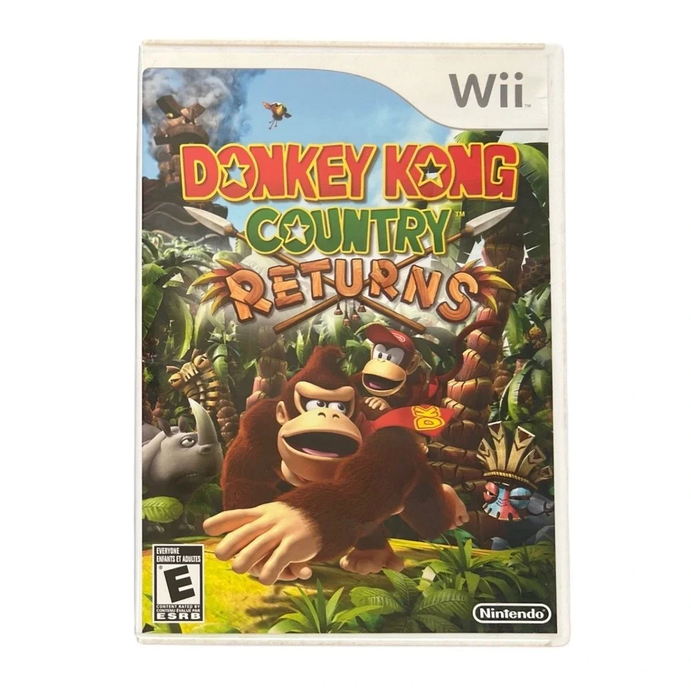 Donkey Kong Country Returns Nintendo Wii Game CIB RVL P SF8E USZ